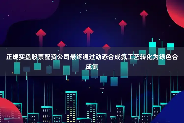 正规实盘股票配资公司最终通过动态合成氨工艺转化为绿色合成氨