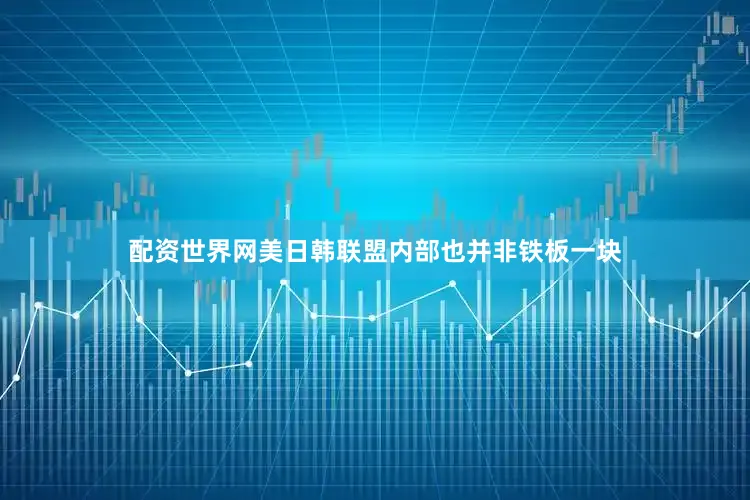 配资世界网美日韩联盟内部也并非铁板一块